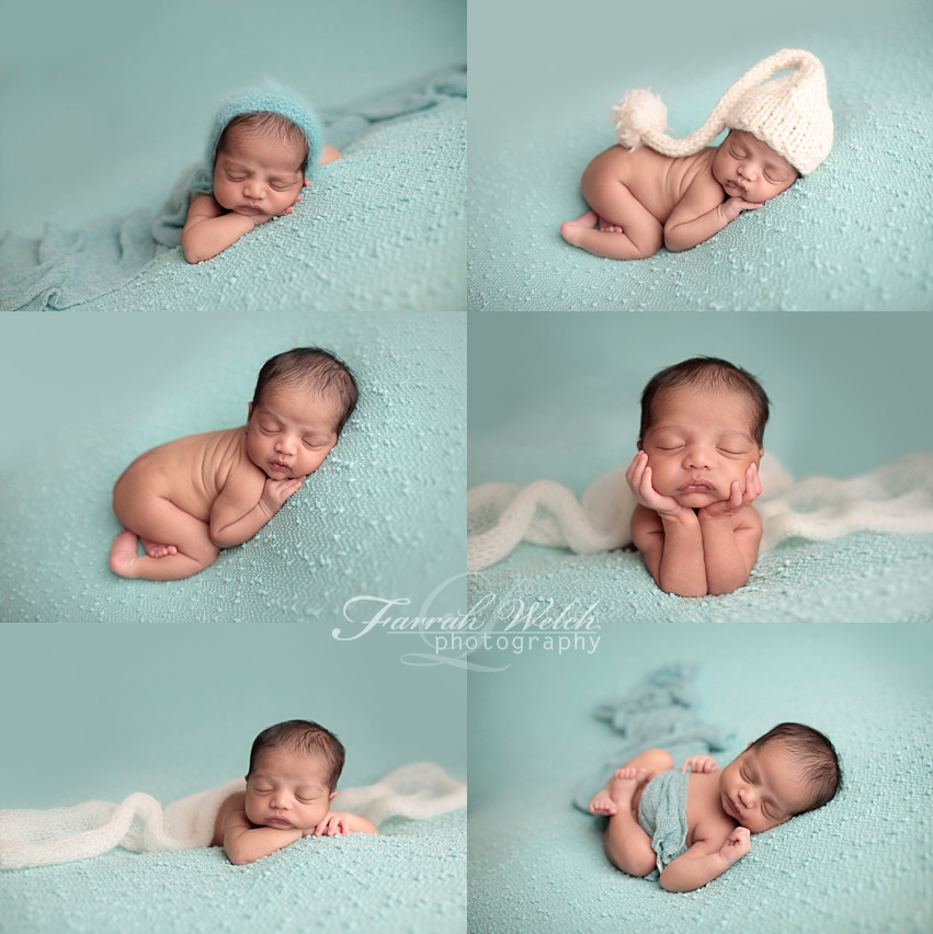 Lincoln Beanbag Shots - Santa Clarita Newborn Photos